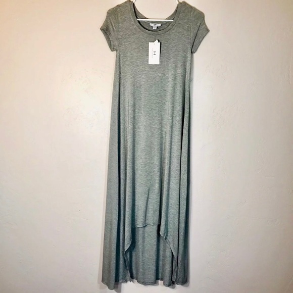 Halston T-shirt Maxi dress sz XS/S - Picture 3 of 9
